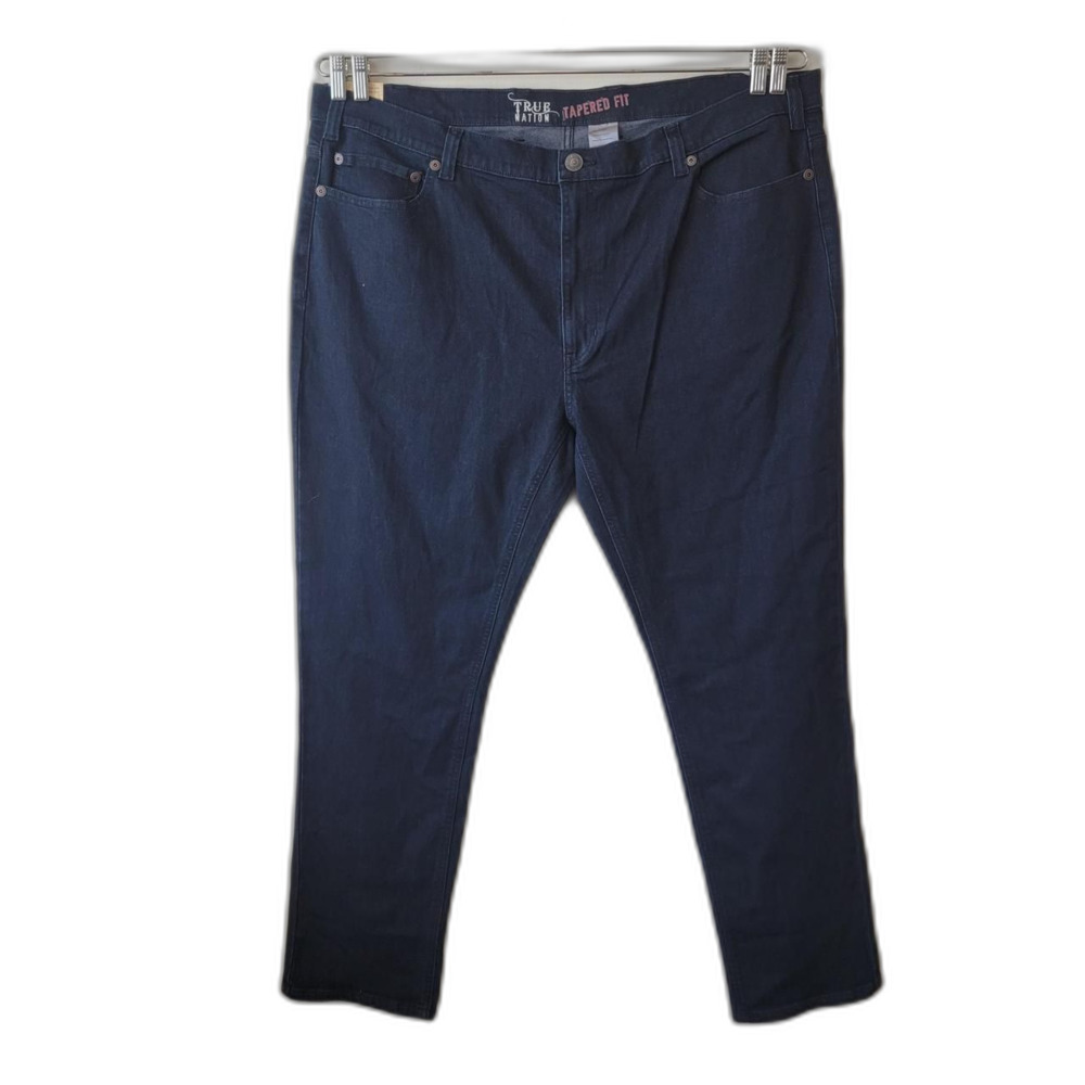 True Nation Navy Tapered Fit Jeans Men's Size 40